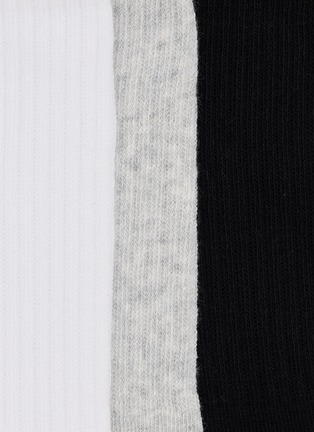 Detail View - Click To Enlarge - SKIMS - Socks Ribbed Crew Socks — Set Of 3