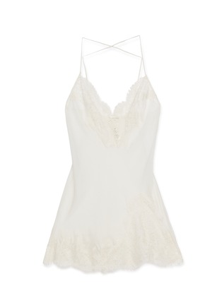 Main View - Click To Enlarge Main View - Click To Enlarge - SKIMS - SKIMS Romance Lace Mini Slip Dress