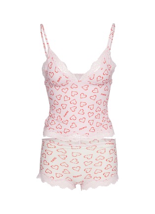 Main View - Click To Enlarge - SKIMS - Fits Everybody Triangle Cami And Boy Short Set
