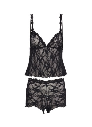 Main View - Click To Enlarge - SKIMS - Stretch Lace Triangle Cami And Shorts Set