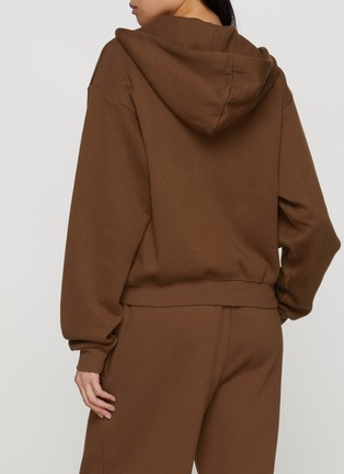 Front View - Click To Enlarge - SKIMS - Cotton Fleece Classic Zip Up Hoodie
