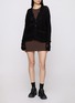 Back View - Click To Enlarge - SKIMS - Smooth Layers Crewneck Mini Dress