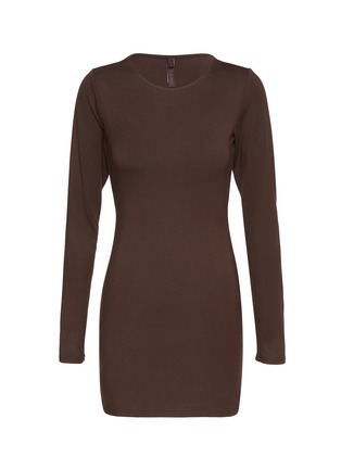 Main View - Click To Enlarge - SKIMS - Smooth Layers Crewneck Mini Dress