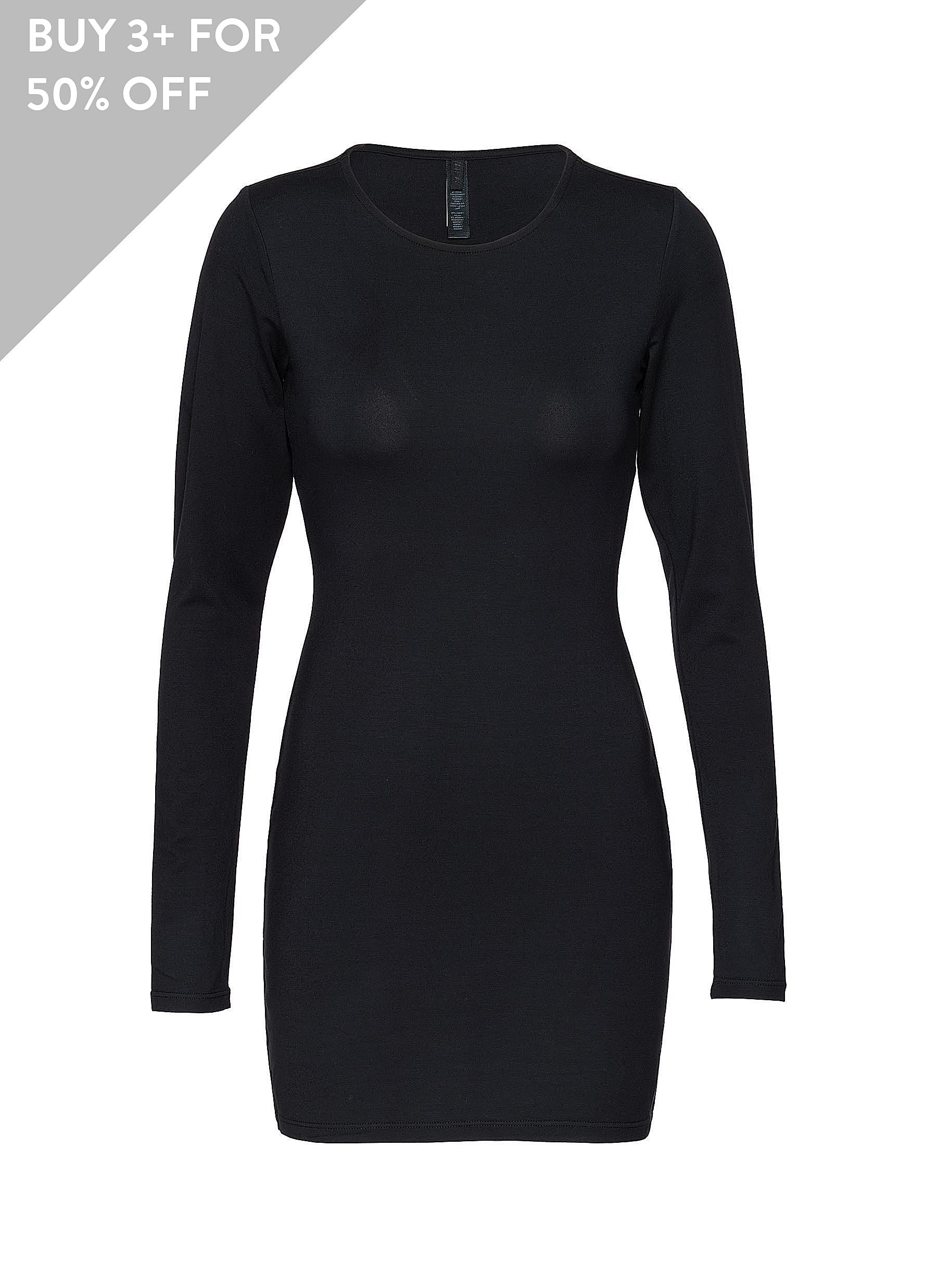 skims smooth layers scoop neck mini dress Skims Smooth Layers Scoop Neck Mini Dress