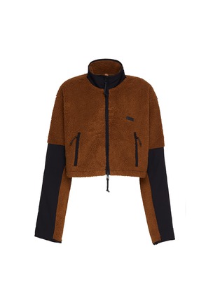 Main View - Click To Enlarge - SKIMS - Teddy Funnel Neck Cropped Jacket