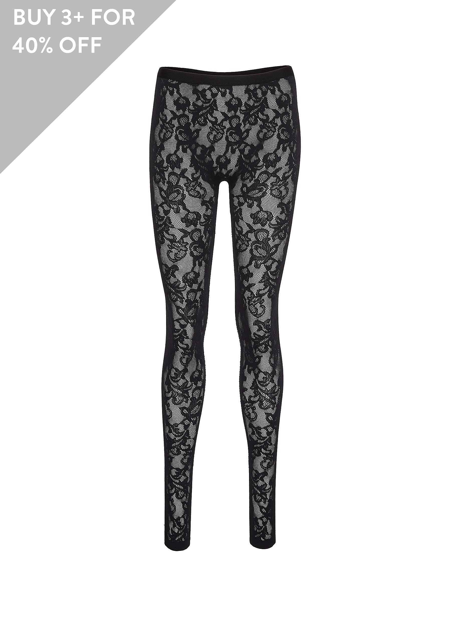 SKIMS | Knit Lace Stirrup Leggings | Women | Lane Crawford