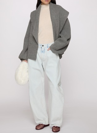 Back View - Click To Enlarge - SKIMS - Featherweight Cashmere Turtleneck