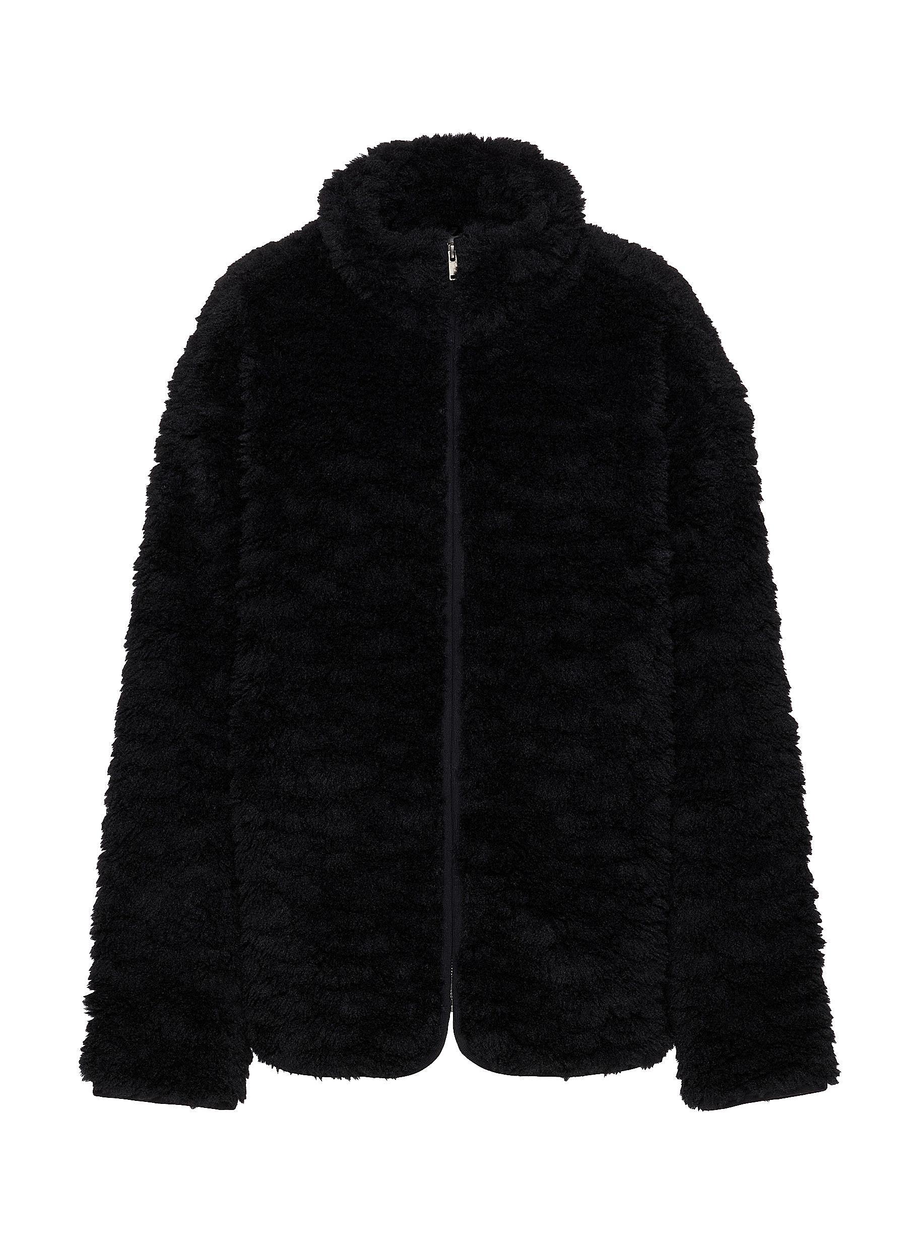 SKIMS | Faux Fur Oversized Mock Neck Jacket | Women | Lane Crawford