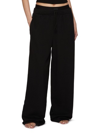 Figure View - Click To Enlarge - SKIMS - Cotton Fleece Double Waistband Pants