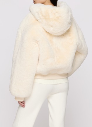 Front View - Click To Enlarge - SKIMS - Faux Fur Zip Up Jacket