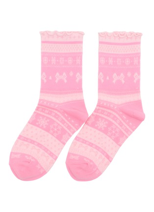 Main View - Click To Enlarge - SKIMS - Lettuce Edge Quarter Crew Socks