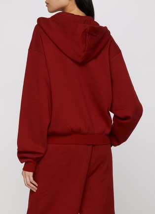 Front View - Click To Enlarge - SKIMS - Cotton Fleece Classic Zip Up Hoodie