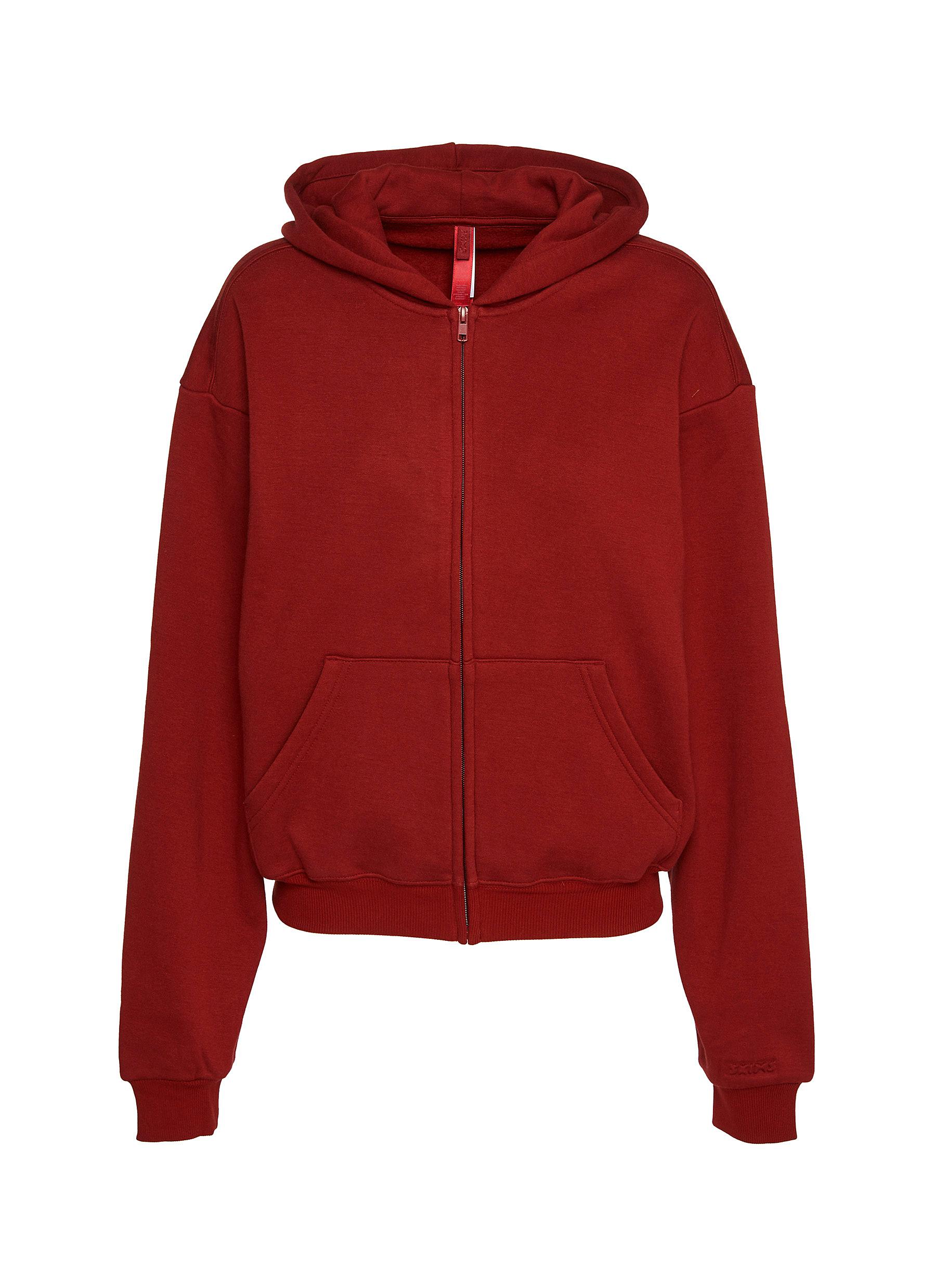 SKIMS | Cotton Fleece Classic Zip Up Hoodie | Women | Lane Crawford