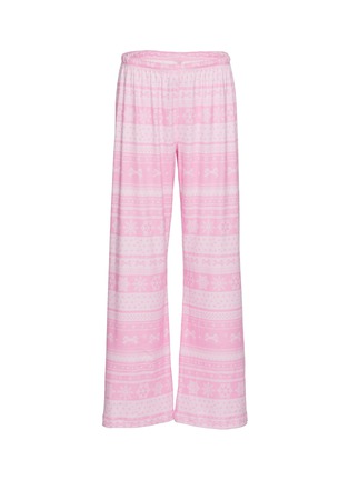 Main View - Click To Enlarge - SKIMS - Logo Plush Pointelle Pants