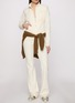 Back View - Click To Enlarge - SKIMS - Outdoor Fleece Fitted Jacket