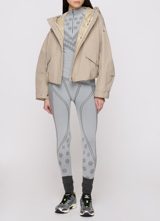 Back View - Click To Enlarge - SKIMS - First Layers Half Zip Long Sleeve Top