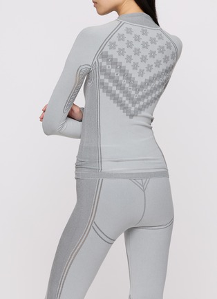 Front View - Click To Enlarge - SKIMS - First Layers Half Zip Long Sleeve Top