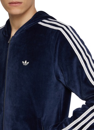  - ADIDAS - X Wales Bonner Velour Cotton Blend Track Jacket