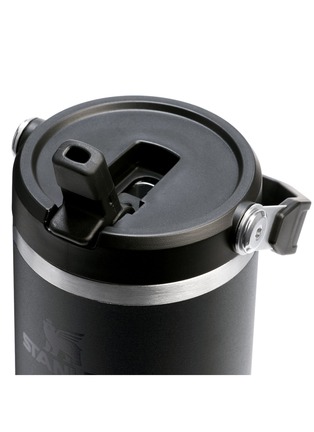 Detail View - Click To Enlarge - STANLEY - The IceFlow™ Flip Straw 2.0 Tumbler 30oz — Black