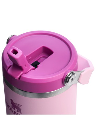 Detail View - Click To Enlarge - STANLEY - The IceFlow™ Flip Straw 2.0 Tumbler 30oz — Cherry Blossom