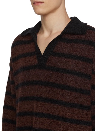  - WOOYOUNGMI - Striped Polo Shirt