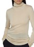 - BARENA - Turtleneck Fine Wool Silk Knit Top