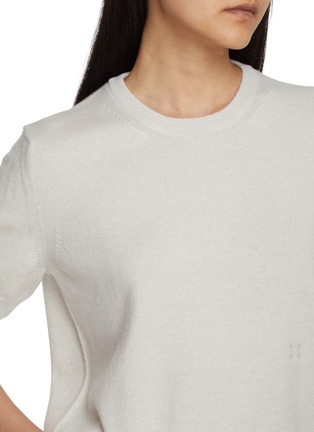  - NACKIYÉ - Short Sleeve Crewneck Cashmere Knit Top