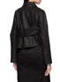 Back View - Click To Enlarge - NACKIYÉ - Pixie Paneled Cropped Leather Jacket