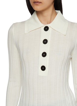  - NACKIYÉ - Sugarman Polo Collar Wool Knit Top