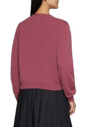 Back View - Click To Enlarge - NACKIYÉ - Sea Shell Cashmere Knit Cardigan