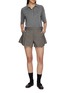 Figure View - Click To Enlarge - NACKIYÉ - Split Wool Tailored Shorts