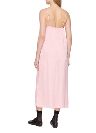 Back View - Click To Enlarge - NACKIYÉ - Lily Cupro Slip Dress