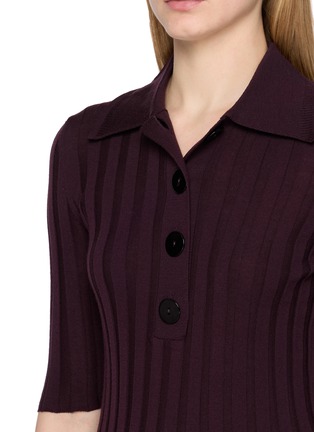  - NACKIYÉ - Sugarman Wool Polo Knit Top