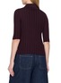 Back View - Click To Enlarge - NACKIYÉ - Sugarman Wool Polo Knit Top