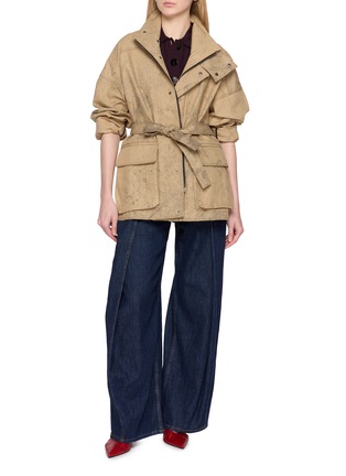 Figure View - Click To Enlarge - NACKIYÉ - Sugarman Wool Polo Knit Top