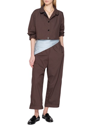 Figure View - Click To Enlarge - NACKIYÉ - Life Is A Beach Cotton Pants