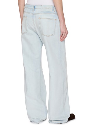 Back View - Click To Enlarge - NACKIYÉ - Uptown Distressed Light Wash Jeans