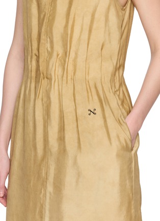  - NACKIYÉ - Golightly Exposed Back Ribbon Tie  Maxi Dress