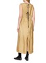 Back View - Click To Enlarge - NACKIYÉ - Golightly Exposed Back Ribbon Tie  Maxi Dress