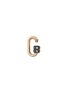 Detail View - Click To Enlarge - MARLA AARON - Consuelo 14K Gold Diamond Lock Charm