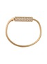 Main View - Click To Enlarge - MARLA AARON - Stoned Trundle Lock 18K Gold Diamond Bracelet