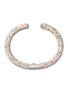 Main View - Click To Enlarge - MARLA AARON - Lawrence Enamel Sterling Silver Hinged Cuffling — Size 6-6.5
