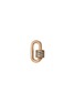 Main View - Click To Enlarge - MARLA AARON - Stoned Chubby 14K Gold Montana Sapphire Babylock Charm