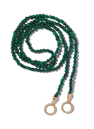 Main View - Click To Enlarge - MARLA AARON - Itty Bitty 14K Gold Malachite Strand