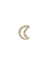 Main View - Click To Enlarge - MARLA AARON - 18K Gold Diamond Dipped Moonlock Charm