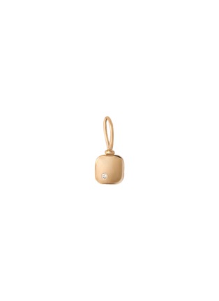 Main View - Click To Enlarge - MARLA AARON - Itty Bitty Squircle 14K Gold Diamond Charm