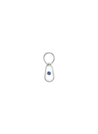 Main View - Click To Enlarge - MARLA AARON - Sterling Silver Blue Sapphire Baby Pulley Charm