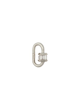 Main View - Click To Enlarge - MARLA AARON - Total Baguette 14K White Gold Diamond Babylock