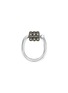 Main View - Click To Enlarge - MARLA AARON - Gold Ball Trundle Lock 14K Gold Sterling Silver Ring — Size US 7