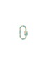 Main View - Click To Enlarge - MARLA AARON - Medium Turquoise Enamel 14K Gold Lock